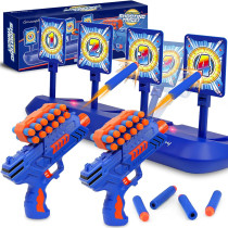 Cibles de Tir Électroniques GMAOPHY avec 2 Pistolets Fléchettes
