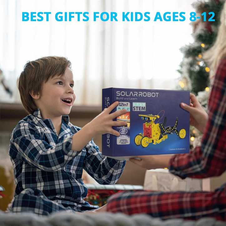 Kit Robot Solaire 12-en-1: Le Cadeau STEM Idéal pour les Jeunes Inventeurs (8-12 Ans) Kit Robot Solaire 12-en-1: Le Cadeau STEM Idéal pour les Jeunes Inventeurs (8-12 Ans)