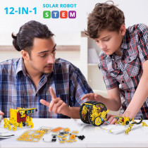 AESGOGO Solar Robot STEM Kits for Kids 8-16 | Science Birthday Gifts