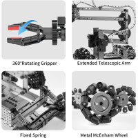 Robot Bras Robotique 360° Télécommandé - Kit STEM 103 pcs