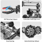 Robotic Arm Kit: 360° Rotation, Remote Control, STEM Toy - Build Your Own Robot! Robotic Arm Kit: 360° Rotation, Remote Control, STEM Toy - Build Your Own Robot!