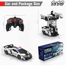 Voiture RC Transformable BLUEJAY 1:18 360° pour Enfants