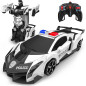 Voiture Télécommandée Robot Transformable 360°: Fun Garanti! Cadeau Parfait Voiture Télécommandée Robot Transformable 360°: Fun Garanti! Cadeau Parfait