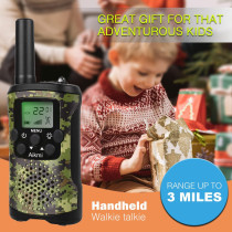 Talkie Walkie Enfants 22 Canaux - Portée 3 Miles, Durable