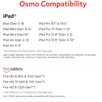 Osmo Little Genius: Jeux Educatifs Interactifs pour Enfants (3-5 ans) - Apprentissage Ludique iPad & Fire