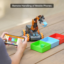 MasterPi Robotic Arm Car Kit for Raspberry Pi 5 | AI Vision & 5DOF Robotics