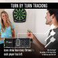 Fat Cat Sirius 13.5 Electronic Dartboard: Compact Fun for Home!