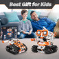 Kyanio Kit Robot 3-en-1: Créez, Programmez, Jouez! Robot STEM Télécommandé (560 Pièces)