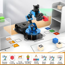 ROS Robotic Arm Kit with Raspberry Pi 4B 4GB | FPV AI Vision 6DOF