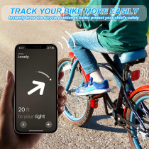 Hidden Airtag Bike Mount - GPS Tracker Case for E-Bike & Scooter Theft