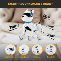 Chien Robot Rechargeable Interactive pour Enfants 5-7 ans