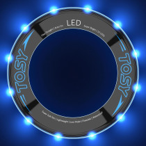 TOSY Flying Ring - Super Bright RGB LED Toy for Kids, Waterproof & Safe
