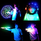 Anneau Volant LED TOSY: Jeux de Plein Air Lumineux, Rechargeable, Étanche – Fun Garanti Jour et Nuit!