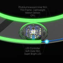 TOSY Flying Ring - Super Bright RGB LED Toy for Kids, Waterproof & Safe