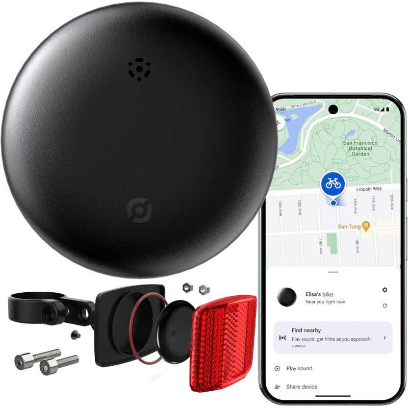 Bike Tracker for Android | Airtag Compatible & Replaceable Battery
