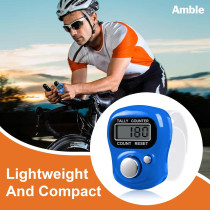 Amble 12 Pack Electronic Finger Counter with 5 Digit LCD Display