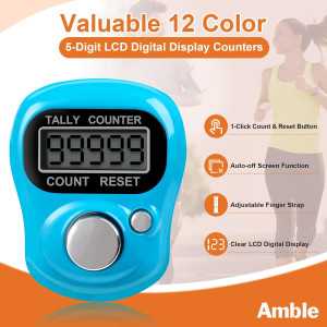 Amble Pack de 12 Compteurs Electroniques LCD: Suivez vos Tours, Points et Marchandises Facilement!