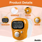 Amble Pack de 12 Compteurs Electroniques LCD: Suivez vos Tours, Points et Marchandises Facilement!