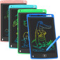 Tablettes dÉcriture LCD Colorées (x4) : Cadeau Idéal pour Enfants Créatifs ! Tablettes dÉcriture LCD Colorées (x4) : Cadeau Idéal pour Enfants Créatifs !