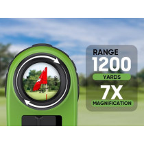 Télémètre Golf Pro Laser 1200Y 7X Slope Rechargeable
