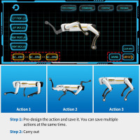 Robot Chien Interactif STEM: Plus de 30 Actions, Contrôle App/Voix/Télécommande, 6h dAutonomie!