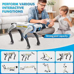 Chien Robot Intelligent - STEM Interactif avec Contrôle Vocal