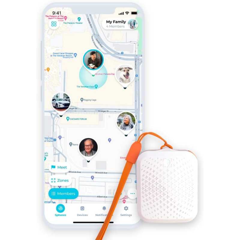 Tack GPS Tracker | 30 Days Battery | FCC Certified | Child, Pet, Vehicle