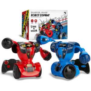 Sharper Image Robot Combat Set: 2-Player RC Battle with Lights & Sounds!