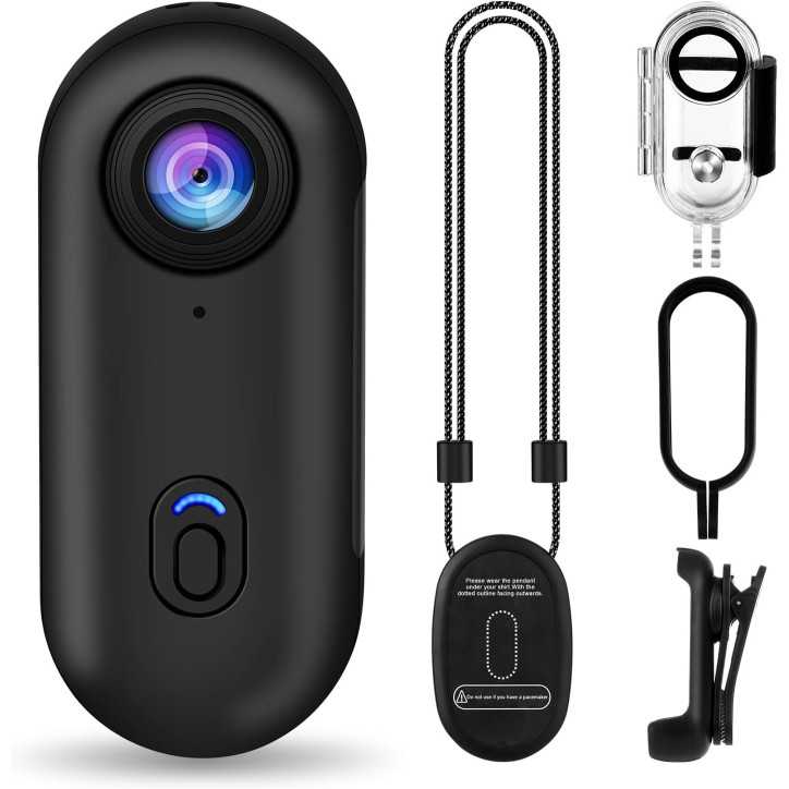 Mini Caméra dAction 4K i3: Capturez lAventure Facilement! + Carte 64G Mini Caméra dAction 4K i3: Capturez lAventure Facilement! + Carte 64G