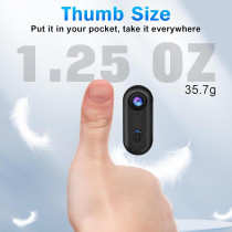i3 4K Thumb Action Camera with Spring Clip – Portable POV Helmet Cam