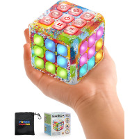 Cubik Flash : Jeu de Mémoire Électronique et Anti-Stress Tie Dye pour Enfants STEM
