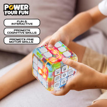Jeu Mémoire Cubik LED Clignotant - Jouet STEM Enfants