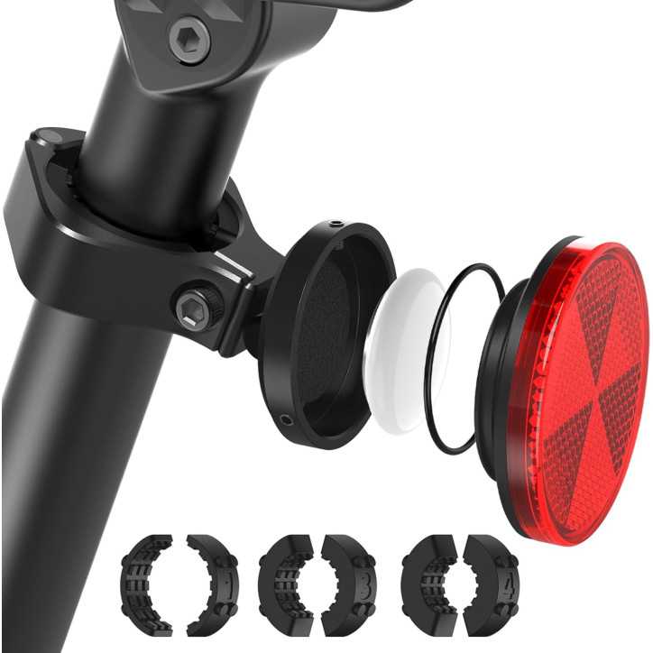 Support Velo Antivol AirTag Reflecteur: Securite Maximale pour Velo, E-Bike, Trottinette