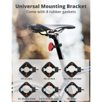 Waterproof Bicycle Mount for AirTag – Anti-Theft GPS Holder & Reflector