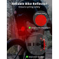 AirTag Bike Mount: Hidden, Waterproof GPS Tracker Holder with Reflector - Secure Your Ride!