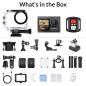 Icefox 4K Action Camera: Waterproof, 60FPS, 20MP, EIS, 5X Zoom & WiFi Remote - Perfect for Cycling & Diving! Icefox 4K Action Camera: Waterproof, 60FPS, 20MP, EIS, 5X Zoom & WiFi Remote - Perfect for Cycling & Diving!