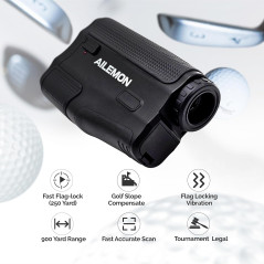 Télémètre Laser Golf 900Y Précis avec Scan & Mode Pente