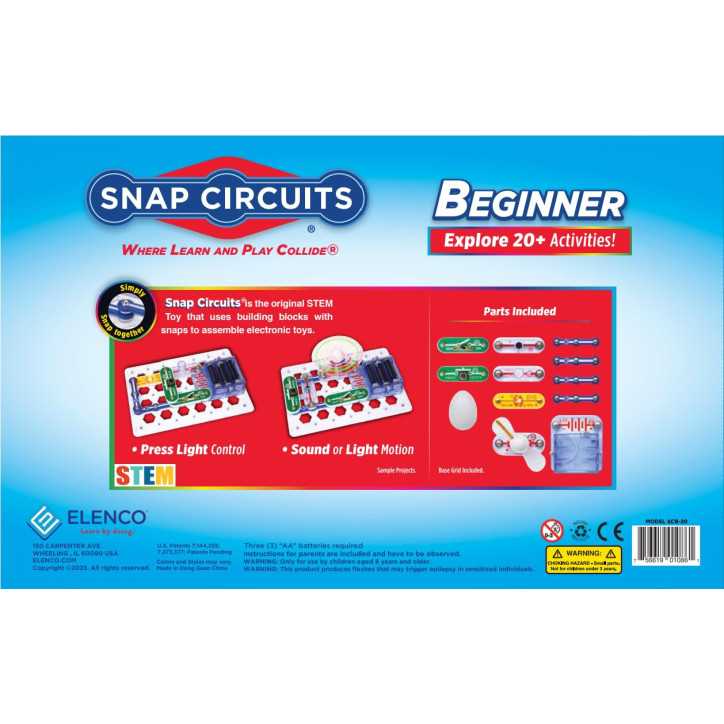 Snap Circuits SCB-20: Spark Curiosity with Safe Electronic Exploration for Kids 5+ Snap Circuits SCB-20: Spark Curiosity with Safe Electronic Exploration for Kids 5+