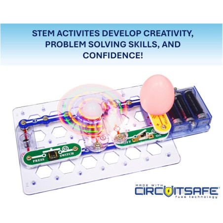 Snap Circuits SCB-20: Spark Curiosity with Safe Electronic Exploration for Kids 5+
