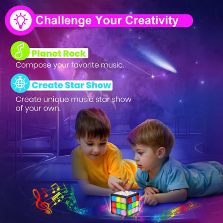 BrainBoost Cube: Handheld Memory Game - 15 Fun Challenges for Kids & Teens!