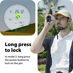Gogogo Sport Vpro GS24 Golf & Hunting Laser Rangefinder 7X 1200Yard
