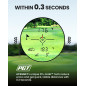 Télémètre de Golf ACEGMET PF2C: Précision Ultime, 870 Yards, Rechargeable, avec Vibration!
