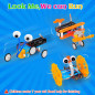 STEM Robotics Kit: Build 6 Motorized Models! Science & Engineering Toy Gift for Kids Ages 6-12