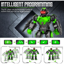 STEMTRON Robot Jouet Enfant - Robot Programmable Vert
