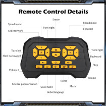 Robot Télécommandé Intelligent: Programmation Facile & Détection de Gestes - Le Jouet Éducatif Idéal (3-12 ans)