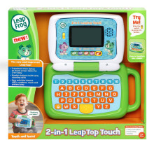 LeapFrog LeapTop Touch 2-en-1 Vert - Jeu Éducatif Enfant