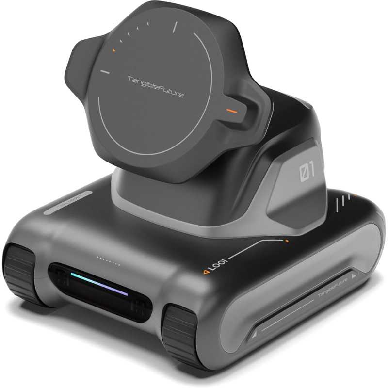LOOI Robot-Space Black: AI Companion with ChatGPT, Face & Voice Recognition