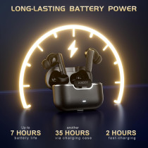 IAMJOY Gaming Earbuds: 20ms Low Latency, ANC, 35H Play, Multi-Device Compatible