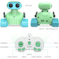 Rechargeable RC Robot Toy for Kids - Dancing, Music, & LED Eyes! Fun Remote Control Robot (Green & Blue) Rechargeable RC Robot Toy for Kids - Dancing, Music, & LED Eyes! Fun Remote Control Robot (Green & Blue)