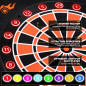 Jeu de Fléchettes Électronique LED: Ambiance Garantie, Jusquà 8 Joueurs!